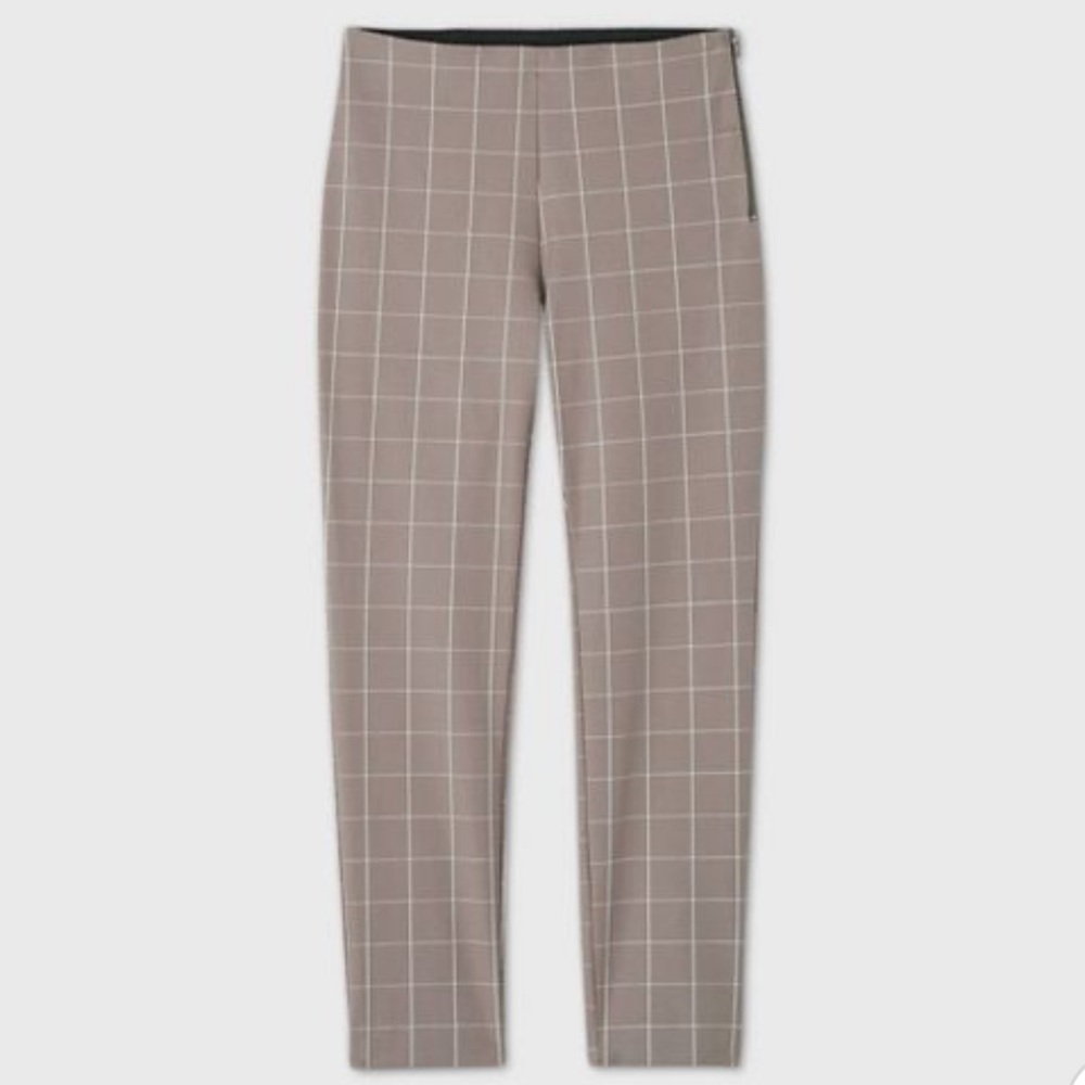 A New Day Plaid High-Rise Skinny Ankle Pants